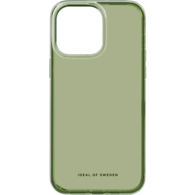 Afbeelding van iDeal of Sweden Hoesje Geschikt voor iPhone 14 Pro Max ClearCase Design Groen / Khaki