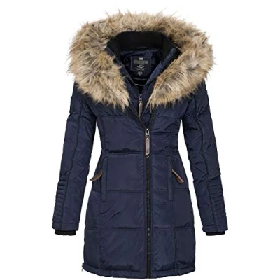 Afbeelding van Geographical Norway Beautiful Lady Parka voor dames, Marine.