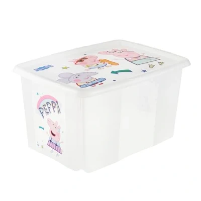 Afbeelding van Keeeper Peppa Pig Wit 45L Opbergbox 1223900119400
