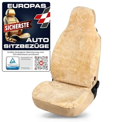 Afbeelding van WALSER 20022 Stoelhoes Beige Schapenvel