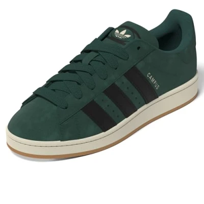Afbeelding van adidas Originals Campus 00S Unisex Skateschoenen, Maat: 40, Collegiate green/core black/off white Veloursleer