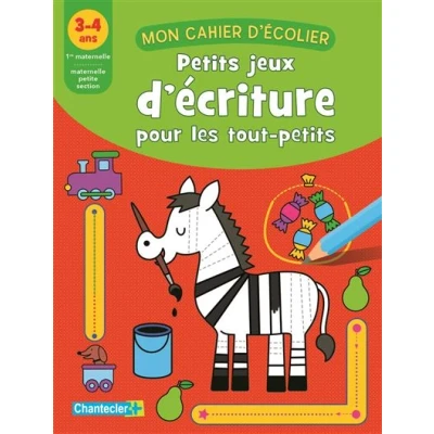 Image de Mon cahier d&#039;écolier (3 4 ans) écrire