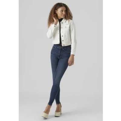 Afbeelding van VERO MODA VMLUNA LS SLIM DNM JACKET MIX GA NOOS Dames Jas Maat XL