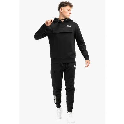 Afbeelding van Lonsdale London Rushen Heren Trui met capuchon zwart/wit S