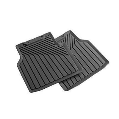 Afbeelding van Audi 89A061511041 Set van 2 rubberen vloermatten voor het hele jaar, rubber, zwart