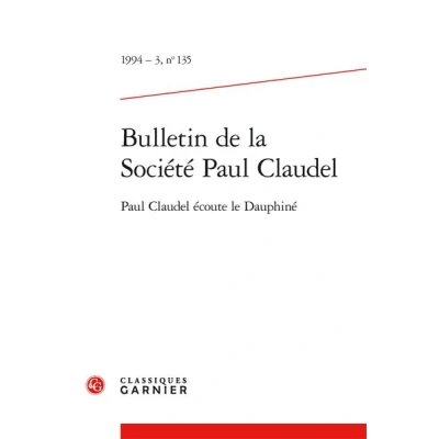 Image de Bulletin de la Société Paul Claudel