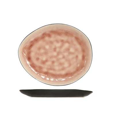Afbeelding van Cosy &amp; Trendy Ontbijtborden / Dessertborden Laguna Old Rose 20 x 16 cm 4 Stuks
