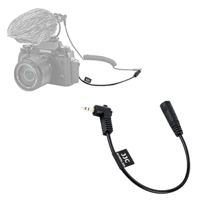 Afbeelding van JJC Audio adapterkabel 3,5 mm bus naar 2,5 stekker voor Fuji X100VI X100V X100F X100T X PRO2 T1 E3 T30II T30 T20 T10 PRO3 T100 E2S E2 E1 en XF10 Camera