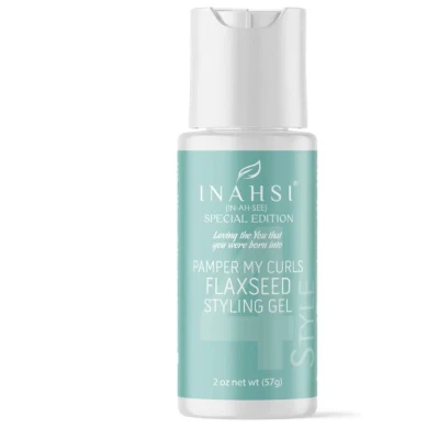 Afbeelding van Inahsi Pamper My Curls Hair Flaxseed Styling Gel Travel Size