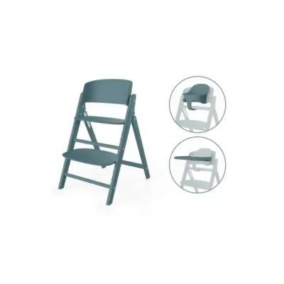 Afbeelding van Cybex Kinderstoel CLICK &amp; FOLD 3 in 1 Stone Blue/Mid Blue Met Babyset Eetblad
