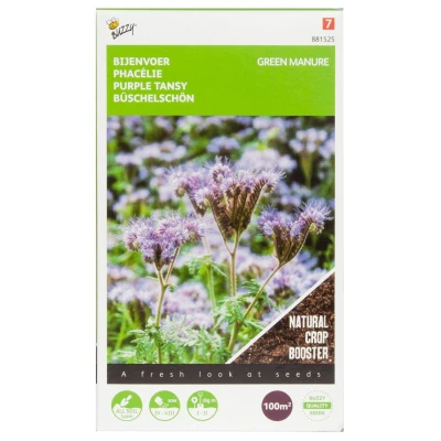 Afbeelding van Zaden groenbemester phacelia tanacetifolia 100 gram Buzzy