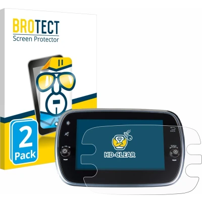Afbeelding van BROTECT Screenprotector voor Fiat 500X 2016 2019 Uconnet 7&quot; Folie Beschermfolie transparant (2 Stuks)