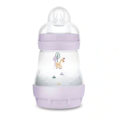Afbeelding van mam Easy Start Anti koliek fles 0+ maanden langzame doorstroming (160 ml) lila ter vermindering van en klachten de baby babyfles compatibel met borstvoeding