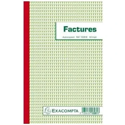 Afbeelding van Exacompta facturen, ft 21 x 13,5 cm, tripli, Franstalig factuurboeken