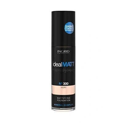 Afbeelding van Ingrid Cosmetics Make Up Foundation Mineral Effect Ideal Matt # 300