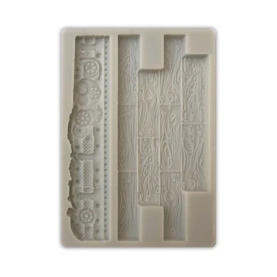 Afbeelding van Stamperia Songs of the Sea Silicon Mould A6 Wood and Mechanisms (KACM25)