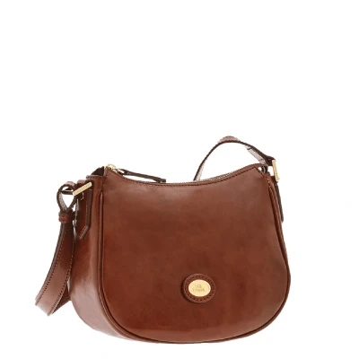 Afbeelding van The Bridge Story Donna Shoulderbag brown Damestas