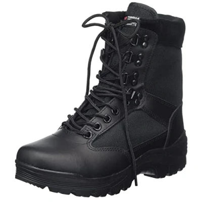 Image de Mil Tec Tactical Bottines à fermeture Éclair YKK Kaki, Noir, 40 EU