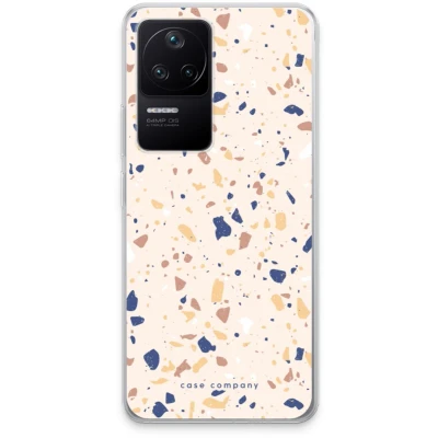 Afbeelding van Case Company® hoesje geschikt voor Xiaomi Poco F4 Terrazzo N23 Soft Cover Telefoonhoesje Bescherming aan alle Kanten en Schermrand