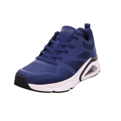 Afbeelding van Skechers Sneakers laag, Heren, Maat: 43, Blauw Textiel