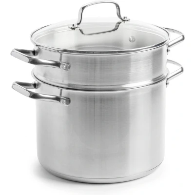 Afbeelding van Dagelijkse Kost Kookpot Met Pasta Inzet 6.0l 24cm
