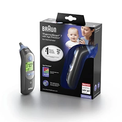 Afbeelding van Braun ThermoScan 7 Infrarood koortsthermometer Voorverwarmde meetpunt