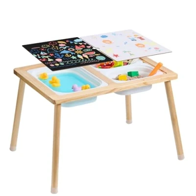 Image de VEVOR Table d&#039;Activités Sensorielle pour Enfants avec 3 Bacs de Rangement