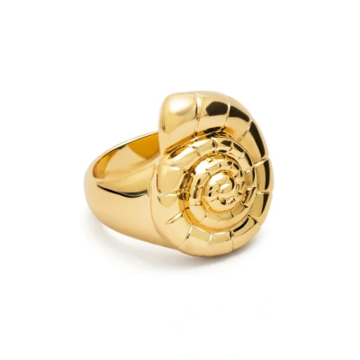 Afbeelding van Singularu Snail Shell Ring, Dames, Maat: One Size, Oro
