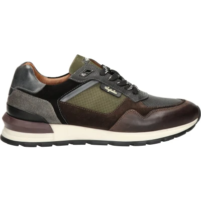 Afbeelding van Australian Novecento Sneakers laag, Heren, Maat: 41, Green light brown Leer