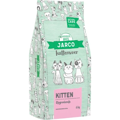 Afbeelding van Jarco Natural Cat Kitten Kattenvoer Gevogelte 6 kg Care