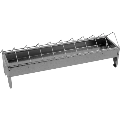 Afbeelding van Olba Kuikenvoerbak Gegalvaniseerd Voerbak 50 cm Zink