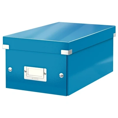 Image de Boîte de rangement Leitz Click &amp; Store WOW, format DVD Bleu