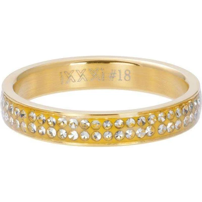 Afbeelding van Double zirconia iXXXi Vulring 4 mm 19 / Gold