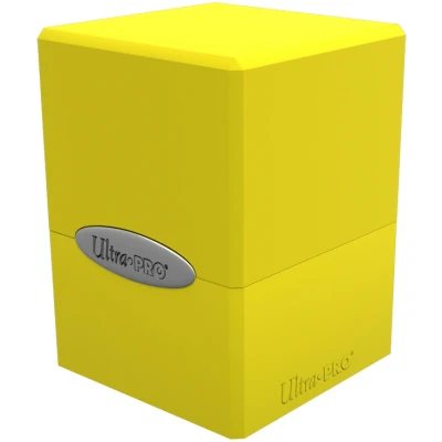 Afbeelding van Deckbox Satin Cube Lemon Yellow