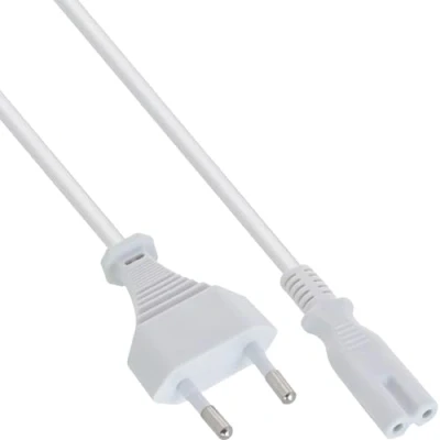 Image de InLine Câble d&#039;alimentation Europlug (M) pour power IEC 60320 C7 5 m blanc