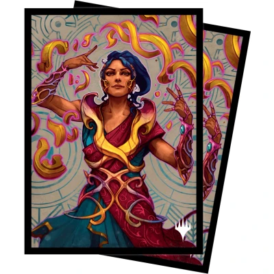 Afbeelding van Ultra Pro De verloren grotten van Ixalan 100ct Deck Protector® Sleeve Saheeli, The Sun&#039;s Brilliance for Magic: Gathering, Protect MTG Cards from Scuffs &amp; Scratches, standaardmaat kaart