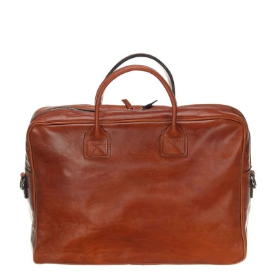 Afbeelding van Mutsaers Leren Laptoptas The Sleeve Plus Cognac / 13.3 inch