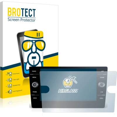 Afbeelding van BROTECT Screenprotector voor Volkswagen T Roc R Line 2022 Discover Media 8&quot; Folie Beschermfolie Beschermglas transparant