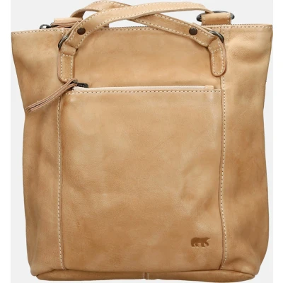 Afbeelding van Bear Design Schoudertassen Sandy beige