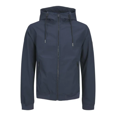 Afbeelding van JACK &amp; JONES Basic softshelljas met capuchon, Kastje wit, L