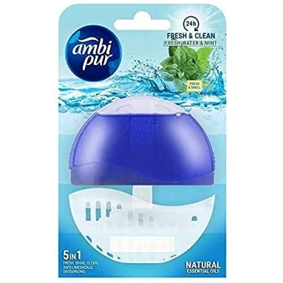 Afbeelding van Ambi Pur Toiletblok Starterkit 5in1 Fresh Water &amp; Mint