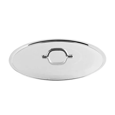 Afbeelding van Pentole Agnelli FAMA2934 Flat Deksel met handvat, 34 cm, wit