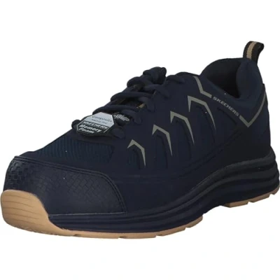 Afbeelding van Skechers Malad Ii Esd Composite Safety Toe Veiligheidsschoenen voor heren, Navy Blauw
