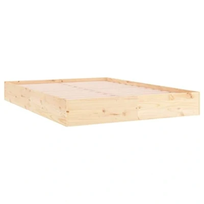 Afbeelding van vidaXL Bedframe zonder matras, massief hout, 160 x 200 cm