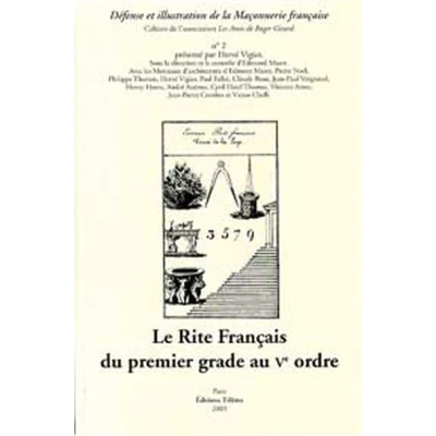 Image de Le Rite Français du premier grade au V ordre