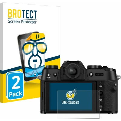Afbeelding van BROTECT Screenprotector voor Fujifilm X T50 Folie Beschermfolie transparant (2 Stuks)