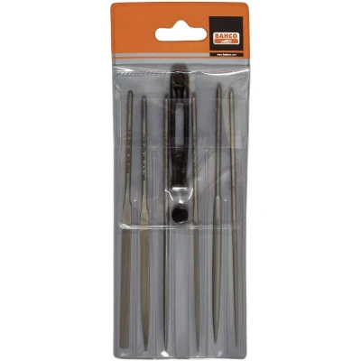 Afbeelding van Bahco 2 470 16 1 0 Naaldvijlenset 160 mm, 6 delig in kunststof tas stuk(s)