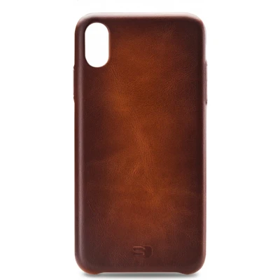 Afbeelding van Senza Desire Leather Cover Apple iPhone Xs Max Burned Cognac