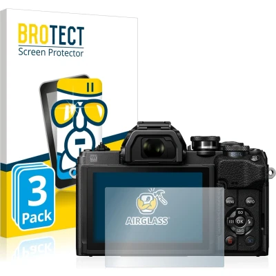 Afbeelding van BROTECT Screenprotector voor Olympus OM D E M10 Mark IV Folie Beschermfolie Beschermglas transparant (3 Stuks)