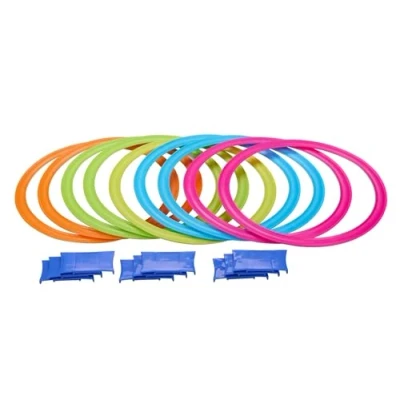 Afbeelding van Eddy Toys Hinkelspel 10 Ringen Buitenspel 20 Onderdelen